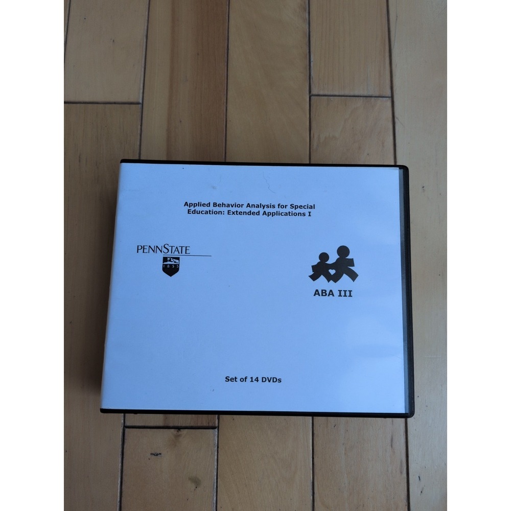 Penn State Applied Behavior Analysis Special Education 14 DVD Set ABA SPLED503C